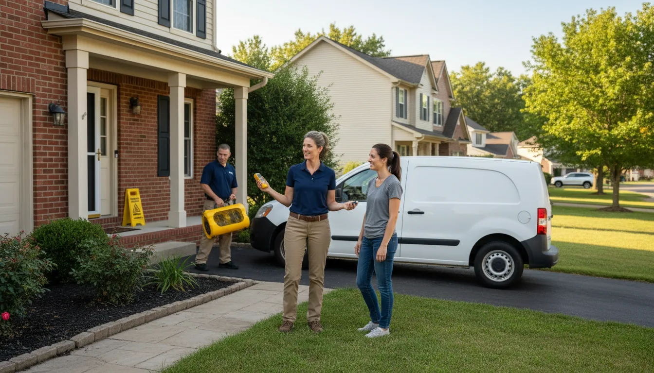 Water restoration image for Mildew Remediation in Lyndhurst, VA